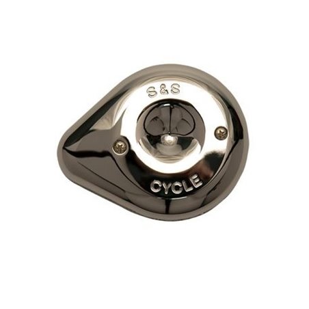 S&S Cycle Mini Teardrop Air Cleaner Cover For All Stealth Applications - Chrome