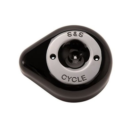 S&S Cycle Stealth Applications Teardrop Air Cleaner Cover - Gloss Black