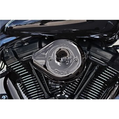 S&S Cycle Lava Stealth Teardrop Air Cleaner Cover - Chrome