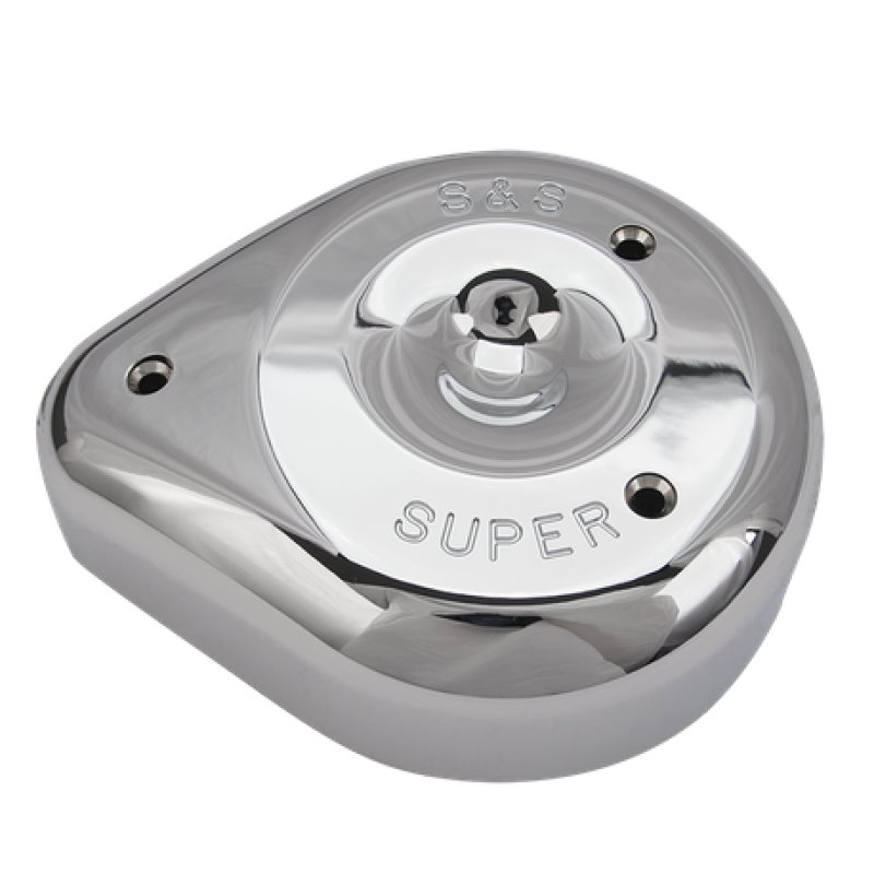 S&S Cycle Teardrop Chrome Air Cleaner Cover For S&S Super E/G Carbs