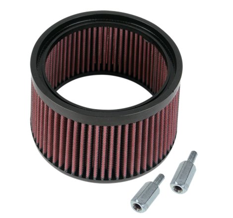 S&S Cycle 1in Taller Pleated Stealth Air Filter Kit