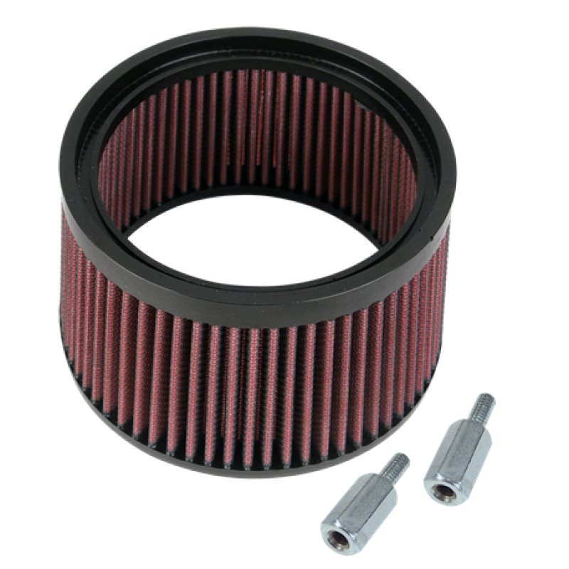 S&S Cycle 1in Taller Pleated Stealth Air Filter Kit