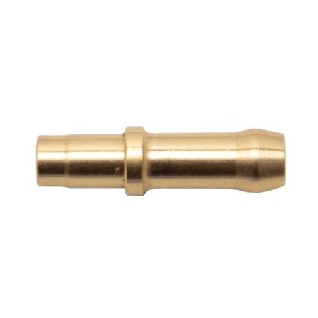 S&S Cycle .040in Brass Straight Hose Fitting