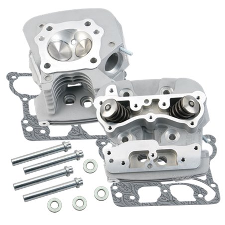 S&S Cycle 2006 Dyna Super Stock 91cc Cylinder Heads - Silver