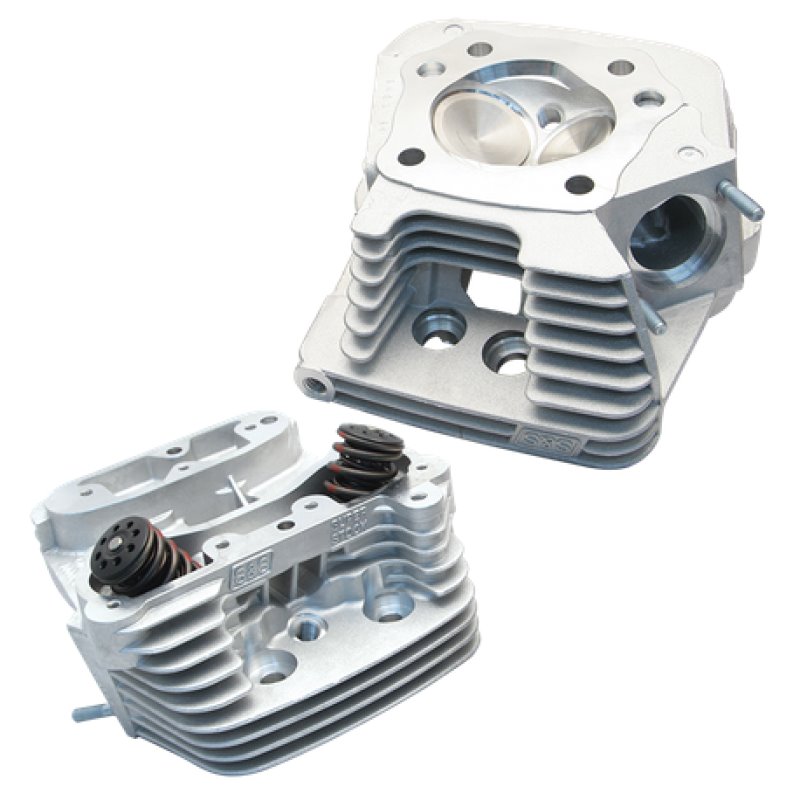 S&S Cycle 84-99 BT Super Stock Cylinder Head Kit For 3-1/2in and 3-5/8in Bore - Natural