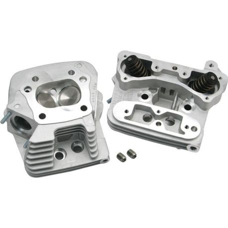 S&S Cycle 84-99 Performance Replacement Low Compression 76cc Cylinder Heads - Natural