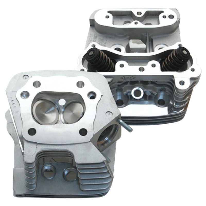 S&S Cycle 84-99 BT Performance Replacement Low Compression 82cc Cylinder Heads - Polished