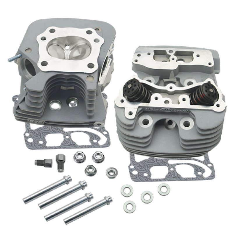 S&S Cycle 08-16 Touring Super Stock 79cc Cylinder Head Kit - Silver