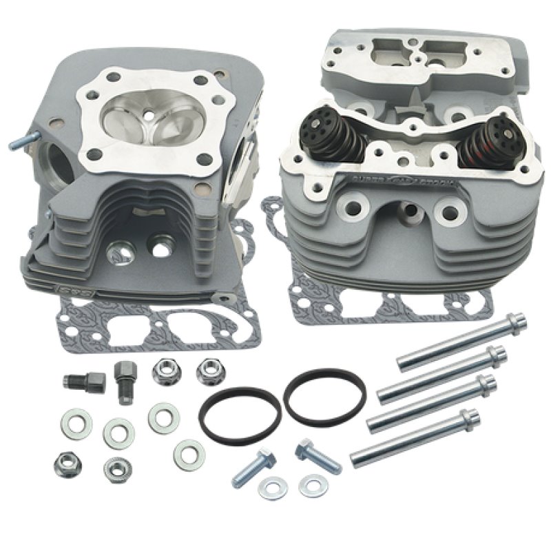 S&S Cycle 08-16 Touring Super Stock 89cc Cylinder Head Kit - Silver