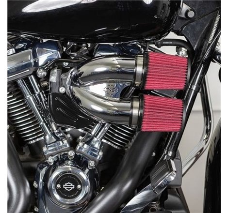 S&S Cycle 17-21 M8 Models Intake Runner Induction Kit - Chrome