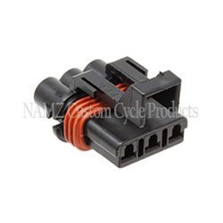 NAMZ Delphi-Packard Weatherpack 3-Position Female Wire Connector w/Seals