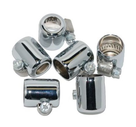 NAMZ Hose Clamps 3/8in. ID Chrome (6 Pack)