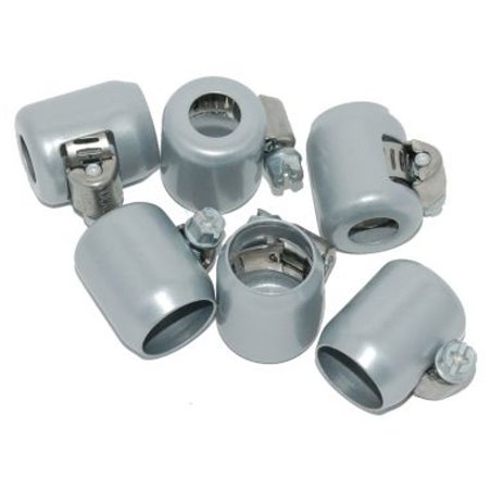 NAMZ Fuel Line Hose Clamps 1/4-5/16in. ID Silver (6 Pack)