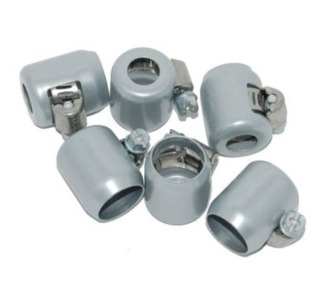 NAMZ Hose Clamps 3/8in. ID Silver (6 Pack)