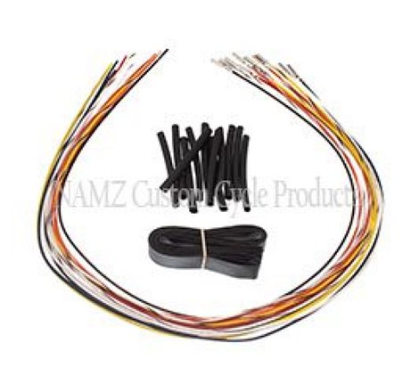 NAMZ 96-06 NON-Baggers Handlebar Switch Wire Extensions 24in. (Cut & Solder / Fits Up to 20in. Apes)