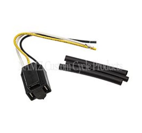 NAMZ Replacement Headlamp H4 Pigtail (Models w/H4 Headlight Harness) Incl. Connector/Shrink/Termnls