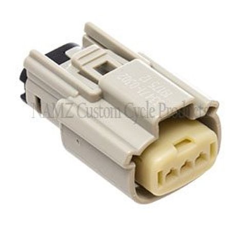 NAMZ 07-23 V-Twin FL Models Molex MX-150 3-Position Female Connector - Gray (72514-07GY)