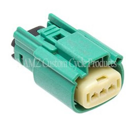 NAMZ 2007 VROD CAW/CD/CDX Main Harness Molex MX-150 3-Pos Male Connector - Green (HD 72540-07GN)