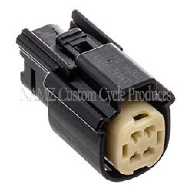 NAMZ 07-23 V-Twin Molex MX-150 4-Position Female Connector - Black (HD 72177-07BK)