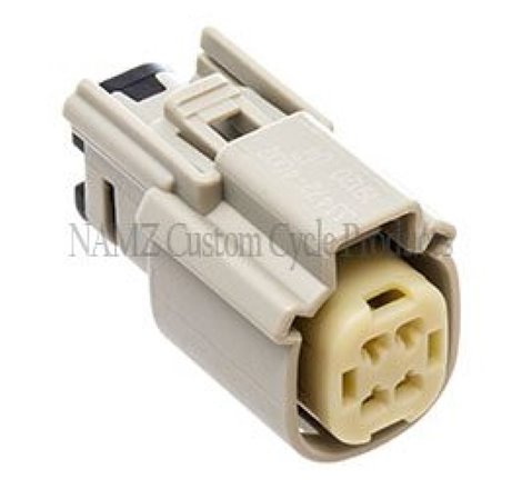 NAMZ 07-23 V-Twin Molex MX-150 4-Position Female Connector - Gray (HD 72444-07GY)