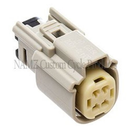 NAMZ 07-23 V-Twin Molex MX-150 4-Position Female Connector - Gray (HD 72444-07GY)