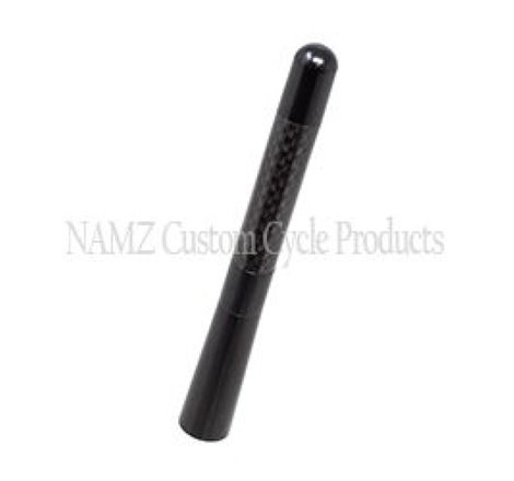 NAMZ HD Models w/Existing Audio Antenna Plug-N-Play AM/FM Alum Stubby Antenna w/Carbon Fiber Insert