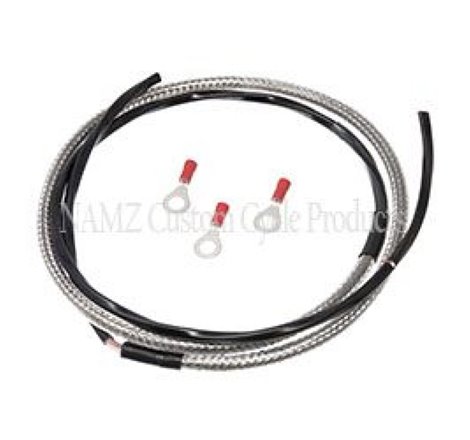 NAMZ Tachometer Harness (SS Braided & Clear Coated)