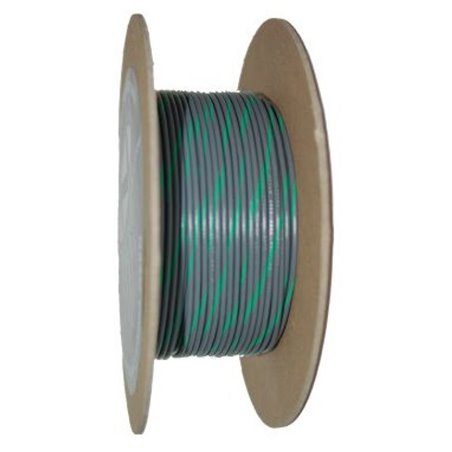 NAMZ OEM Color Primary Wire 100ft. Spool 20g - Gray/Green Stripe