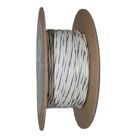 NAMZ OEM Color Primary Wire 100ft. Spool 20g - White/Black Stripe