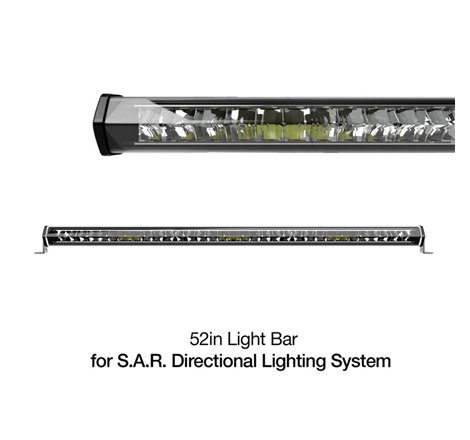 XK Glow White Housing SAR Light Bar - Emergency Search and Rescue Light 52In