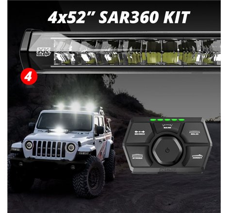 XK Glow SAR360 Light Bar Kit Emergency Search and Rescue Light System (4) 52In