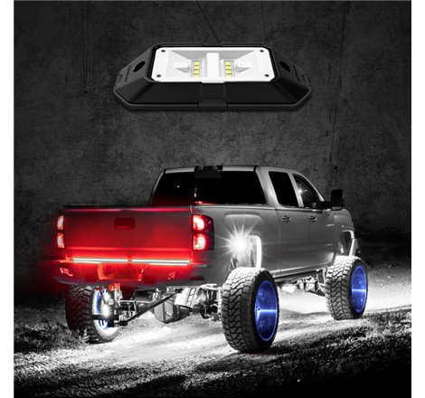 XK Glow White XKchrome Low Profile Ultra Bright Rock Light Pod