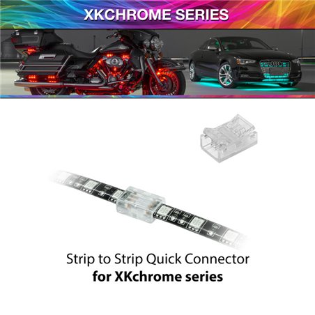 XK Glow 4 Pin Quick Connector- Strip to Strip XKchrome