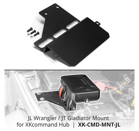 XK Glow XKcommand Hub Mounting Bracket for Wrangler JL + Gladiator JT