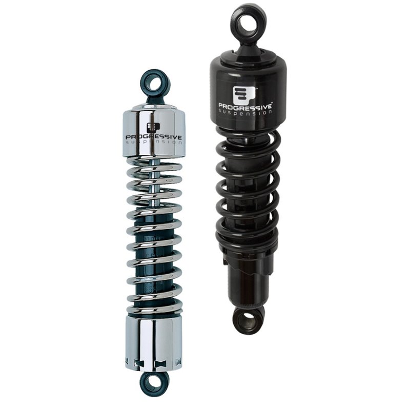 Progressive Harley 412 Series Shock 12.0in Full - Chrome