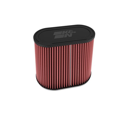 K&N Universal Clamp-On Air Filter 3in Dual Flange 9in x 6in Base 7.5in x 3.688in Top 7.5in Height