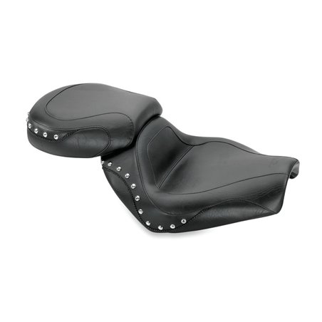 Mustang 04 Suzuki VZ1600 Marauder, 04-05 Boulevard M95 Sport Touring 2PC Seat w/Studs - Black