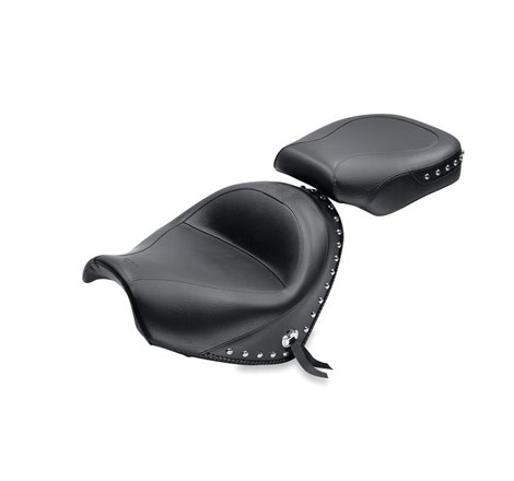 Mustang 09-21 Suzuki Boulevard C50 & C50T Standard Touring 2PC Seat - Black