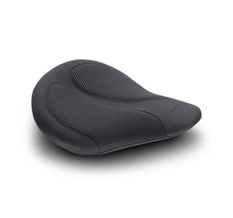 Mustang Cyclone Solo Seat w/Black Textured - Black