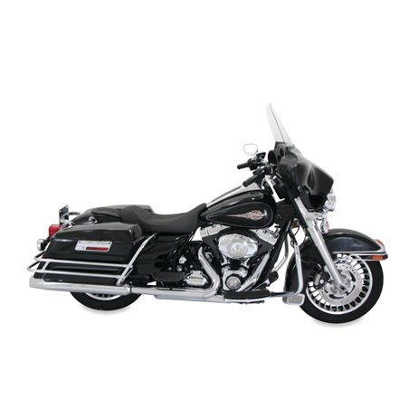 Mustang 08-21 Harley Electra Glide Std,Rd Glide,Rd King,Str Glide Solo Seat w/Diamond Stitch - Black