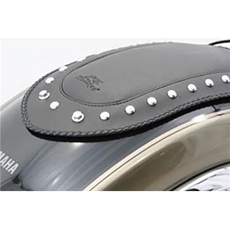 Mustang 06-10 and 12-15 Yamaha Roadliner, 06-15 Stratoliner Fender Bib w/Studs - Black