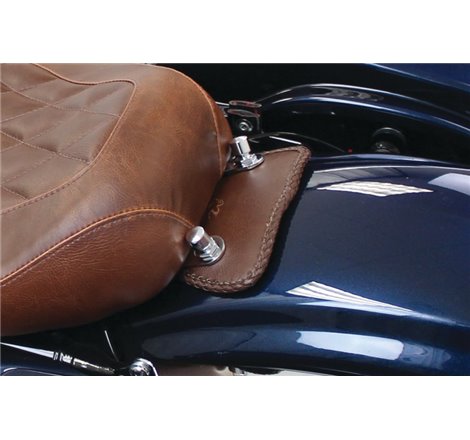 Mustang 97-21 FL Touring Mini Fender Bib - Brown