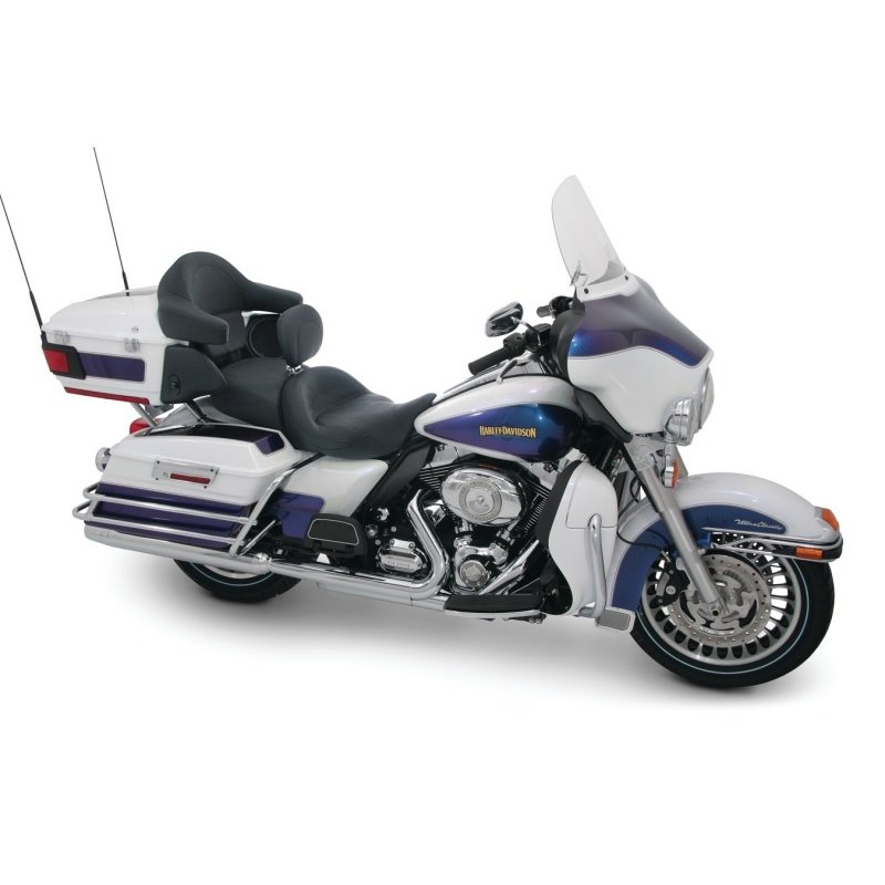 Mustang 08-21 Harley Electra Glide Std, Rd Glide ,Rd King, Str Glide Std Touring Solo Seat - Black