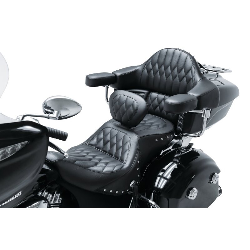 Mustang 14-21 Indian Chieftain,Chief,Dk Horse,Roadmaster,Springfield Touring 1PC Seat - Black