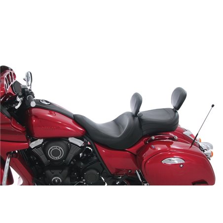 Mustang 11-19 Kawasaki Vulcan 1700, Vaquero Passenger Backrest - Black