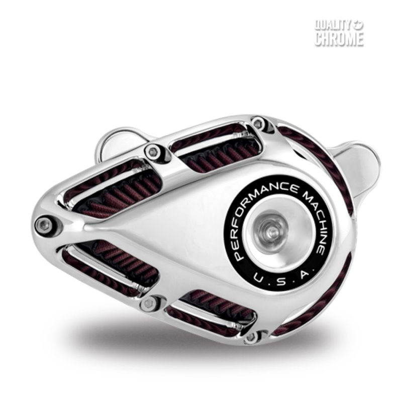 Performance Machine Jet Air Cleaner - Chrome