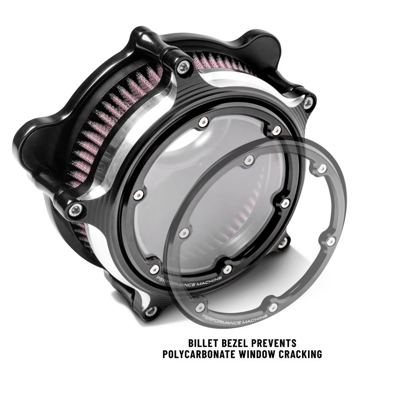 Performance Machine Vision Air Cleaner (W/ Bezel) - Contrast Cut