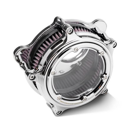 Performance Machine Vision Air Cleaner (W/ Bezel) - Chrome