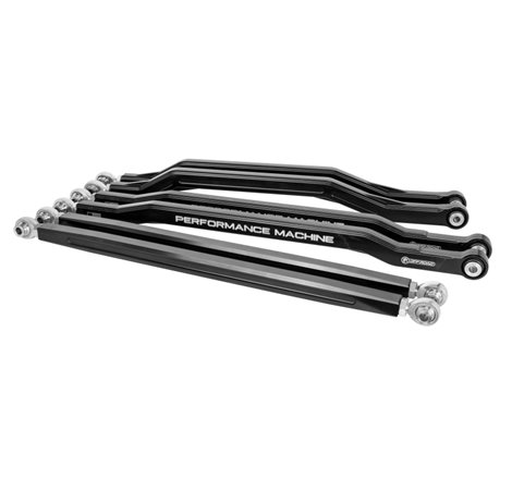 Performance Machine UTV High Clearance Radius Rod Set (6 Rods) - Contrast Cut