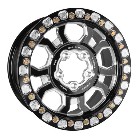 Performance Machine 15x7in Pro R UTV Race Pocket Beadlock Ring Wheel